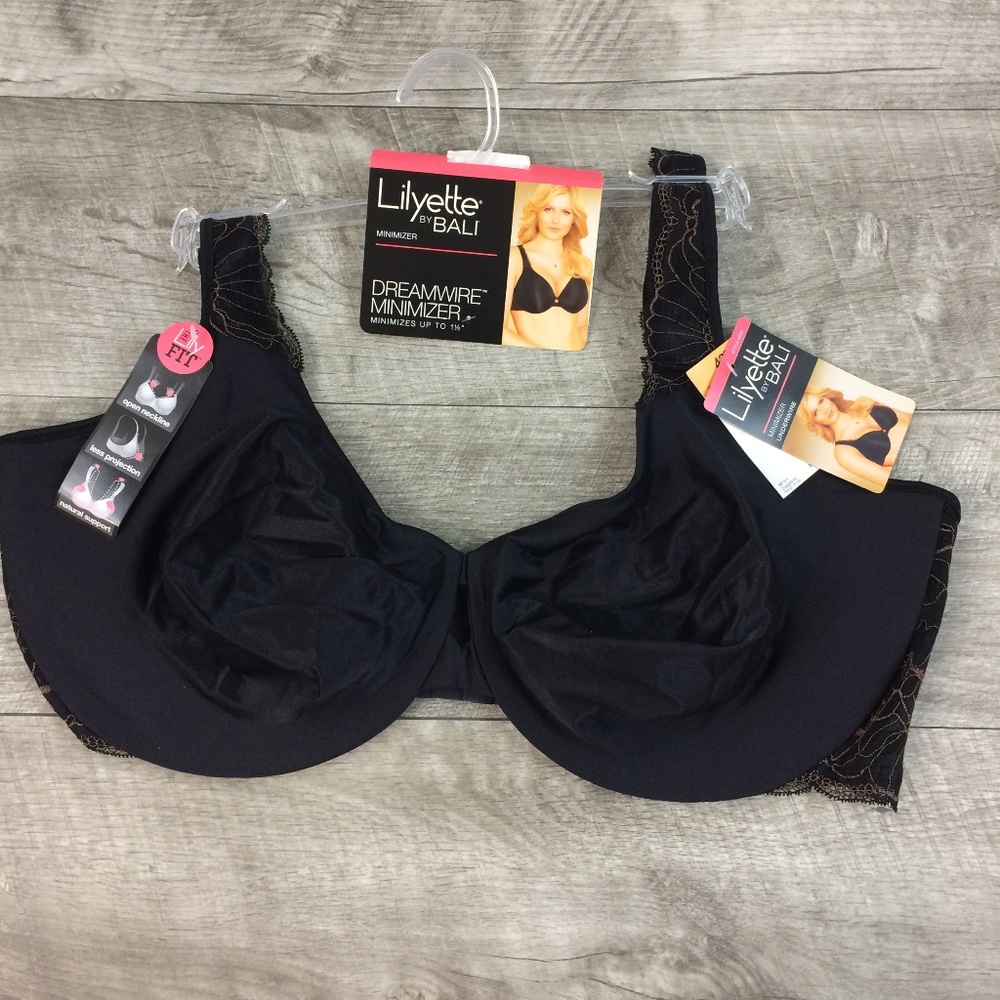 Lilyette by Bali Dreamwire Minimizer Bra 42DD